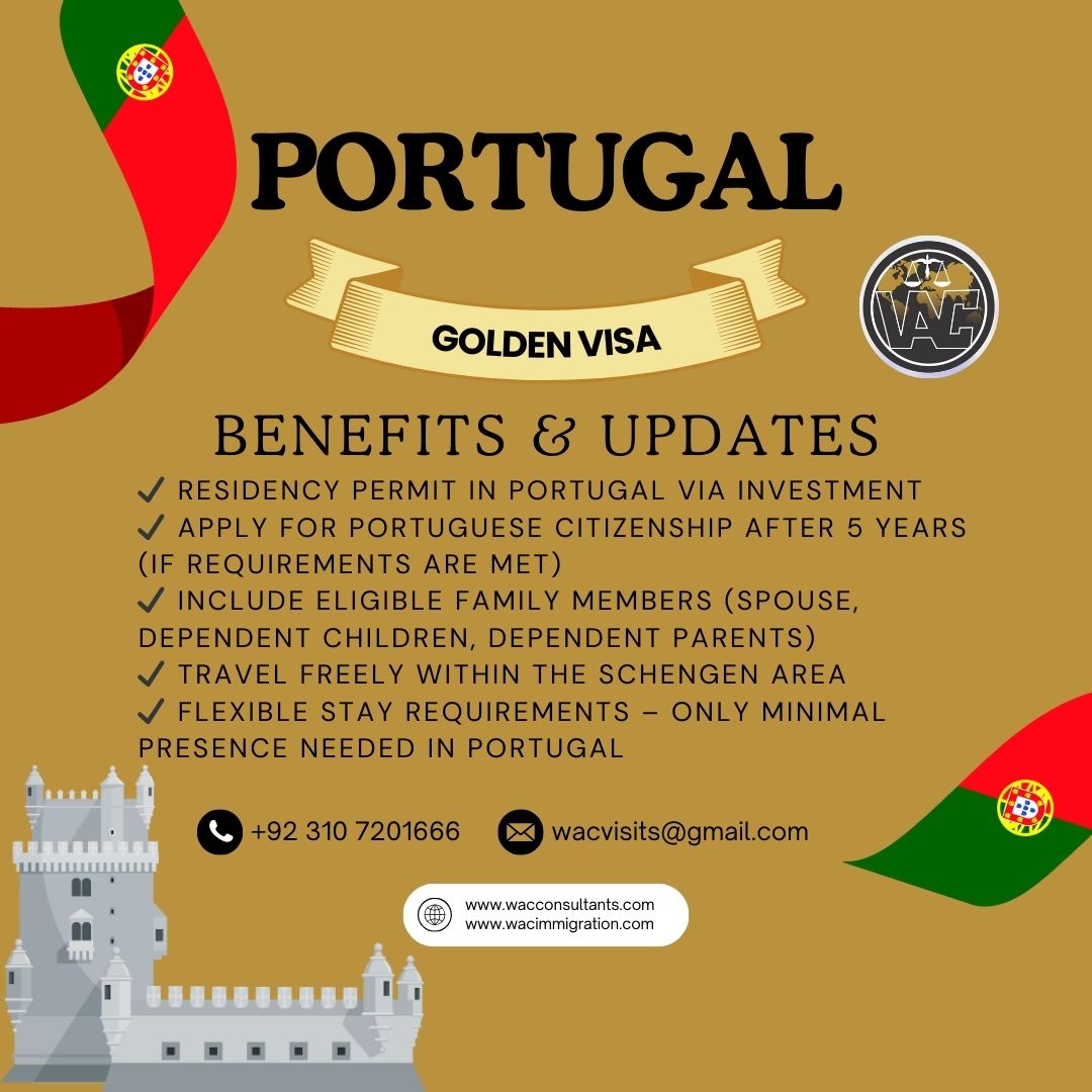 Portugal Golden Visa – Benefits & Latest Updates